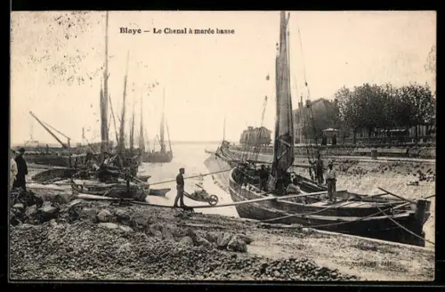 AK Blaye, Le Chenal à marée basse