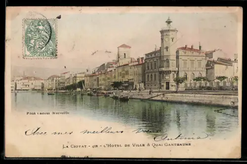 AK La Ciotat, LHotel de Ville & Quai Gantbaume