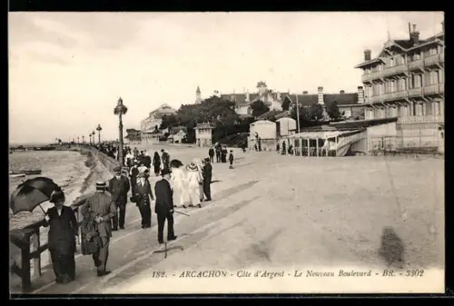 AK Arcachon /Côte d`Argent, Le Nouveau Boulevard