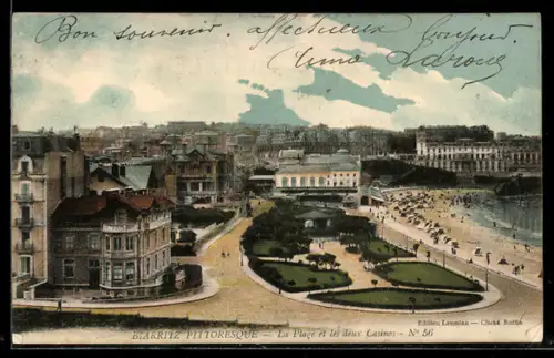 AK Biarritz, La Plage et les deux Casinos