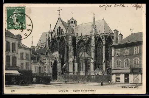 AK Troyes, Eglise Saint-Urbain