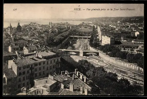 AK Nice, Vue générale prise de la Tour Saint-Francois