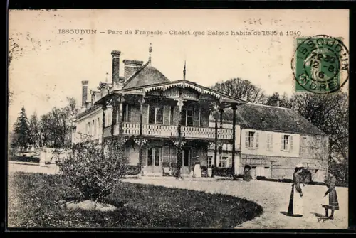 AK Issoudun, Parc de Frapesle, Chalet que Balzac habita de 1835 à 1840