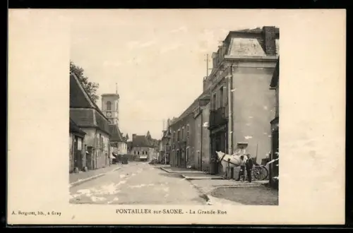 AK Pontailler-sur-Saone, La Grande-Rue