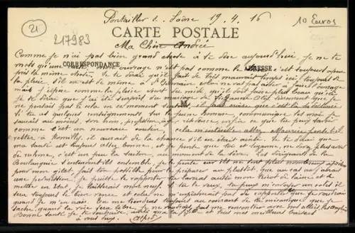 AK Pontailler-sur-Saone, La Grande-Rue