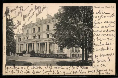 AK Champrosay /S.-et-O., Schloss im Park