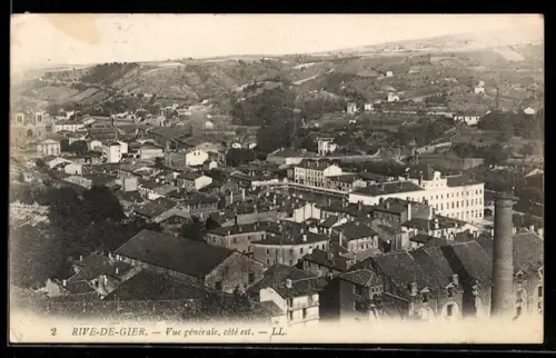 AK Rive-de-Gier, Vue générale, côté est