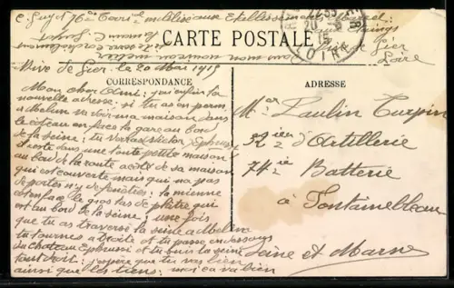 AK Rive-de-Gier, Vue générale, côté est