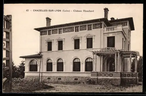AK Chazelles-sur-Lyon /Loire, Château Blanchard