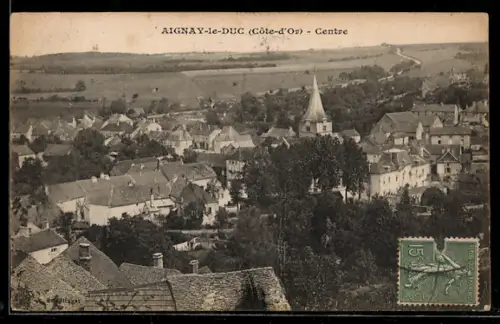 AK Aignay-le-Duc /Côte-d`Or, Centre