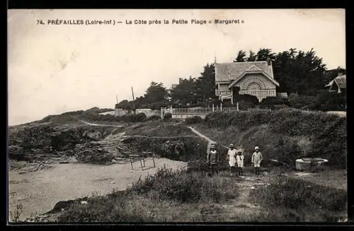 AK Préfailles /Loire-Inf., La Côte près la Petite Plage Margaret