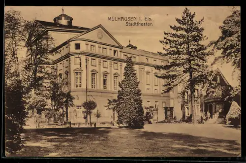 AK Mülhausen i. Els., Stadttheater