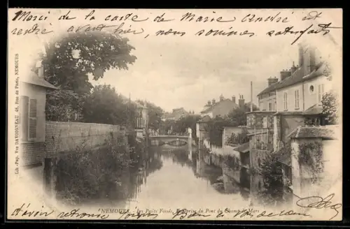 AK Nemours, Les Petits Fossés, LEcluse et Pont du Champ-de-Mars