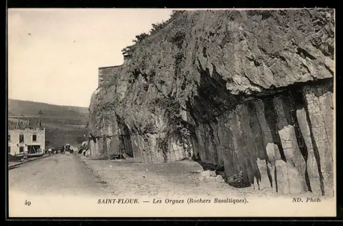 AK Saint-Flour, Les Orgues, Rochers Basaltiques