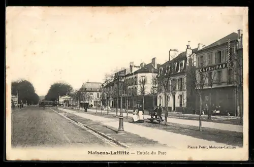 AK Maisons-Laffitte, Entrée du Parc