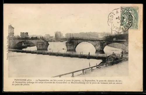 AK Pontoise, On fait sauter le pont de pierre