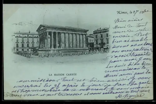 AK Nimes, La Maison Carrée
