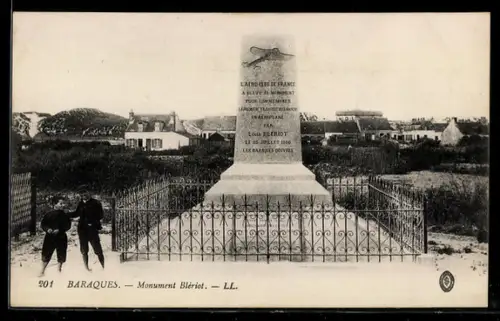 AK Baraques, Monument Blériot
