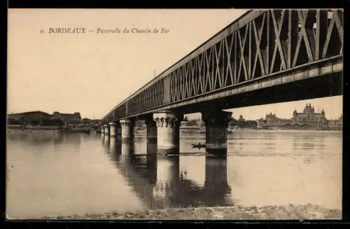 AK Bordeaux, Passerelle du Chemin de Fer