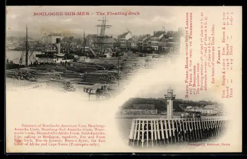 AK Boulogne-sur-Mer, The Floating dock