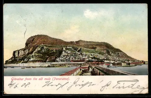 AK Gibraltar, Panorama from the old mole