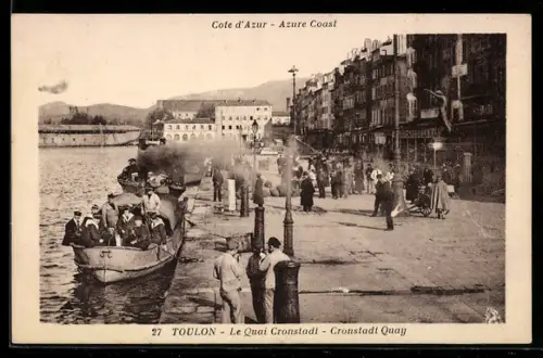 AK Toulon, Le Quai Cronstadt