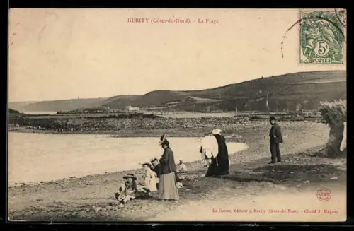 AK Kérity /Côtes-du-Nord, La Plage