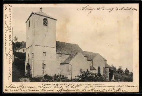 AK Montjustin /Haute Saône, Église
