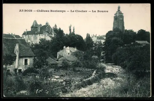 AK Arbois, Château Bontemps, Le Clocher, La Bourse