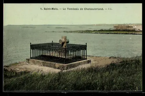AK Saint-Malo, Le Tombeau de Chateaubriand