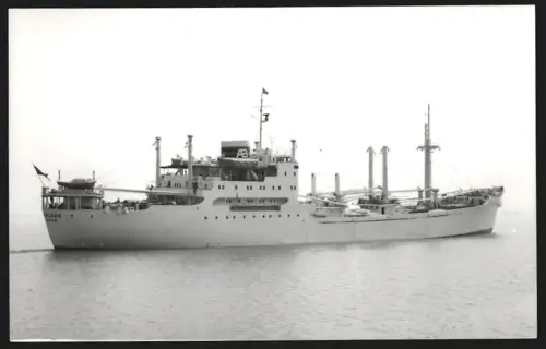 Fotografie Schwedisches Frachtschiff Tundraland aus Göteborg in Heckansicht