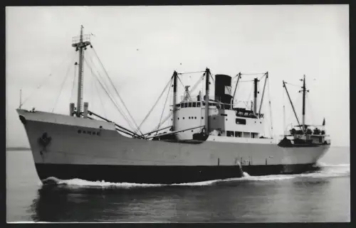 Fotografie Frachtschiff Bamse hohe Fahrt laufend