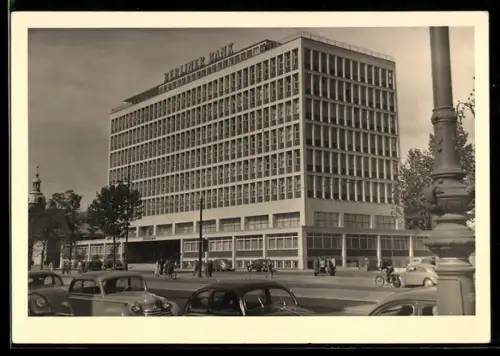 AK Gebäude der Berliner Bank
