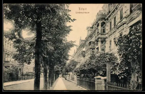 AK Tilsit, Blick in die Lindenstrasse