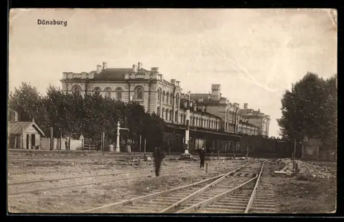 AK Dünaburg, Petersburger Bahnhof