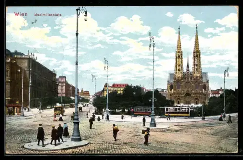 AK Wien IX, Maximilianplatz