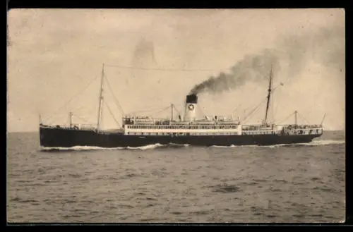 AK Schwedisches Passagierschiff Suecia der Swedish Lloyd Gothenburg hohe Fahrt laufend