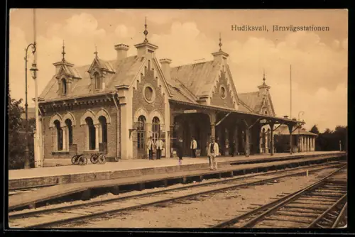 AK Hudiksvall, Järnvägsstationen