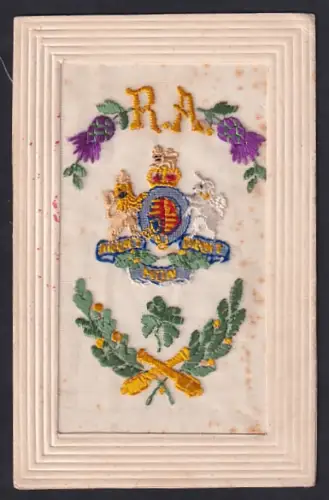 Seidenstick-AK Wappen des Vereinigten Königreichs Grossbritannien