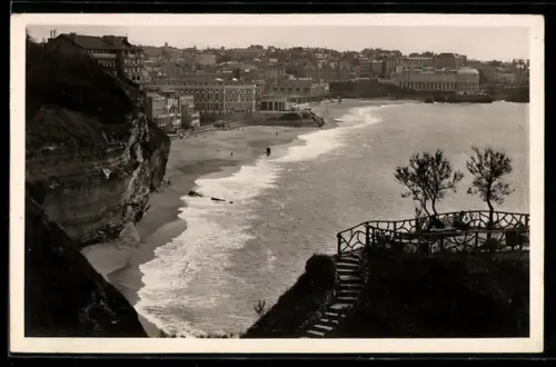 AK Biarritz, Vue générale prise du Phare