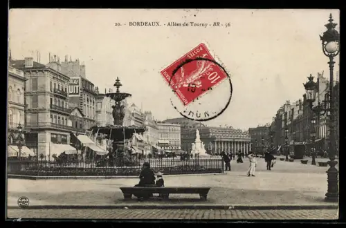 AK Bordeaux, Allées de Tourny