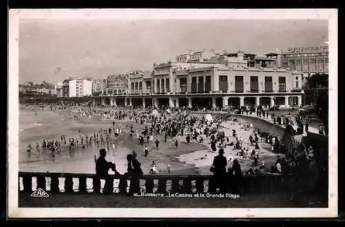 AK Biarritz, Le Casino et la Grande Plage