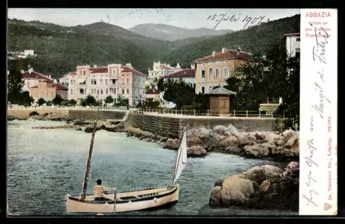 AK Abbazia, Villen an der Slatina-Promenade