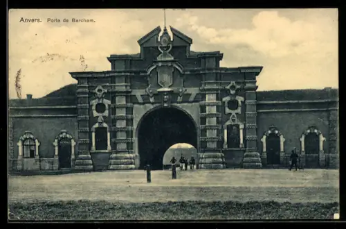 AK Anvers, Porte de Berchem