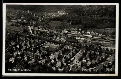 AK Oberndorf, Panorama am Neckar
