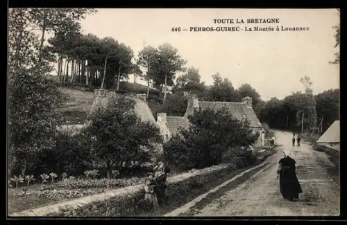 AK Perros-Guirec, La Montée à Louannec