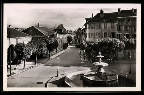 AK Belley /Ain, Place des Terreaux et Rue de la République