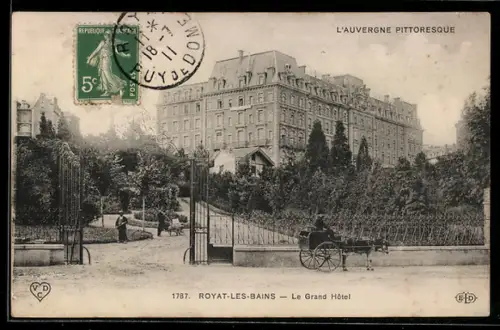 AK Royat-les-Bains, Le Grand Hôtel