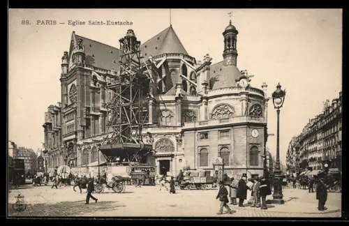 AK Paris, Eglise Saint-Eustache