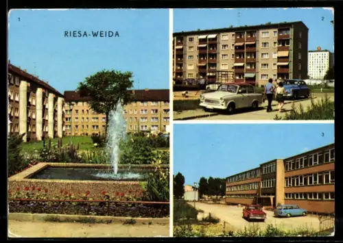 AK Riesa-Weida, Oberschule, Villerpter Strasse, Greifswalder Strasse